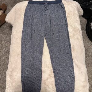 Stars Above Navy and White Striped Pants